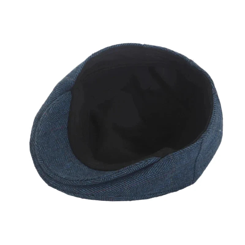 Cork Kids Herringbone Wool Flat Cap