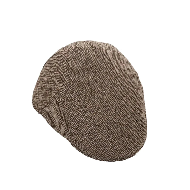 Cork Kids Herringbone Wool Flat Cap