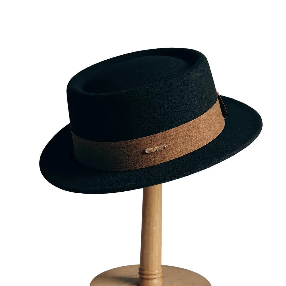 Costello Cotton Fedora Porkpie Hat