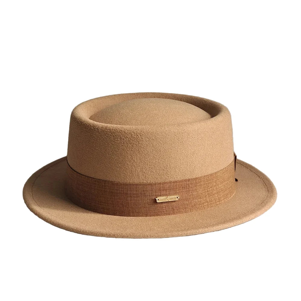 Costello Cotton Fedora Porkpie Hat