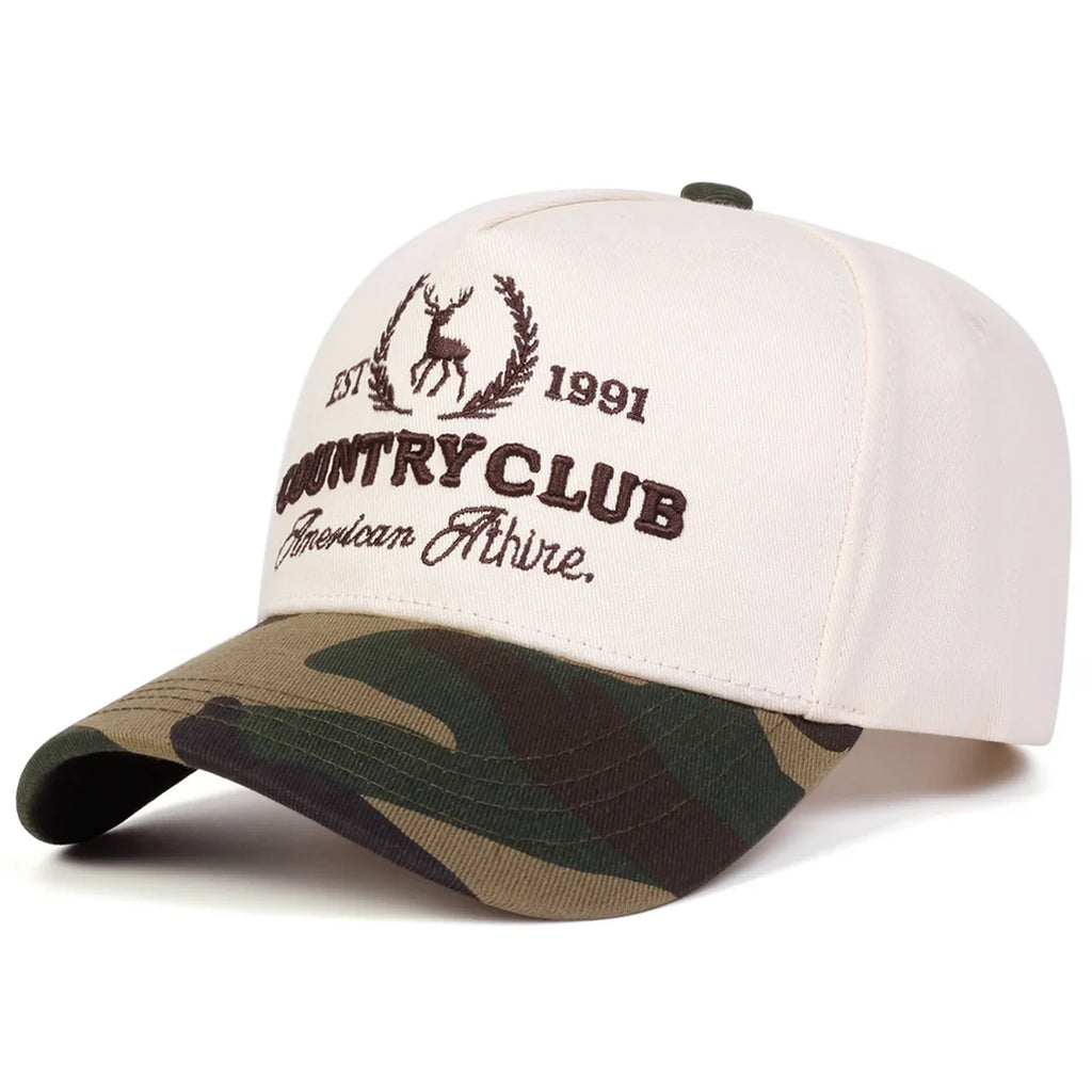 Country Club American Athire 1991 Beige Baseball Cap