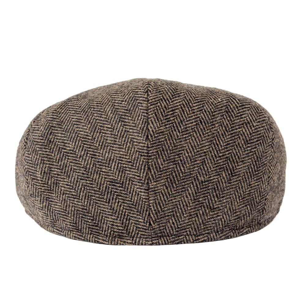 Croix Herringbone Wool Flat Cap