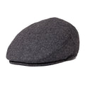 Croix Herringbone Wool Flat Cap
