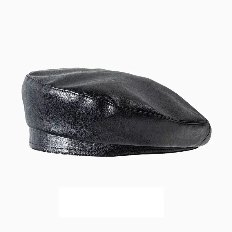 Crupet Vintage Leather Beret