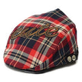 Cute Kids Tartan Flat Cap