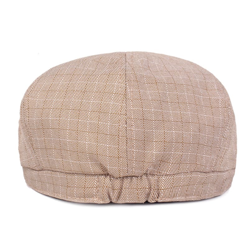 D&T Plaid Cotton Newswoy Cap