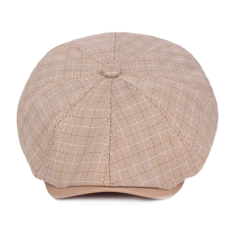 D&T Plaid Cotton Newswoy Cap