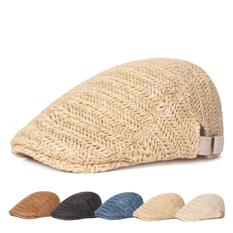 Da Souza Summer Straw Flat Cap