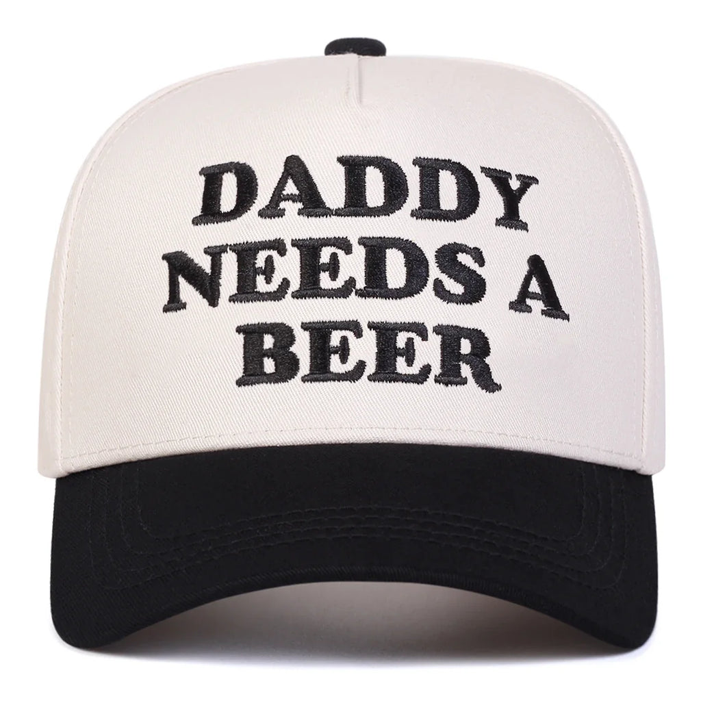 Daddy Needs A Beer Baseball Cap