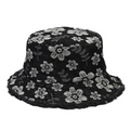 Daisy Flowers Denim Bucket Hat