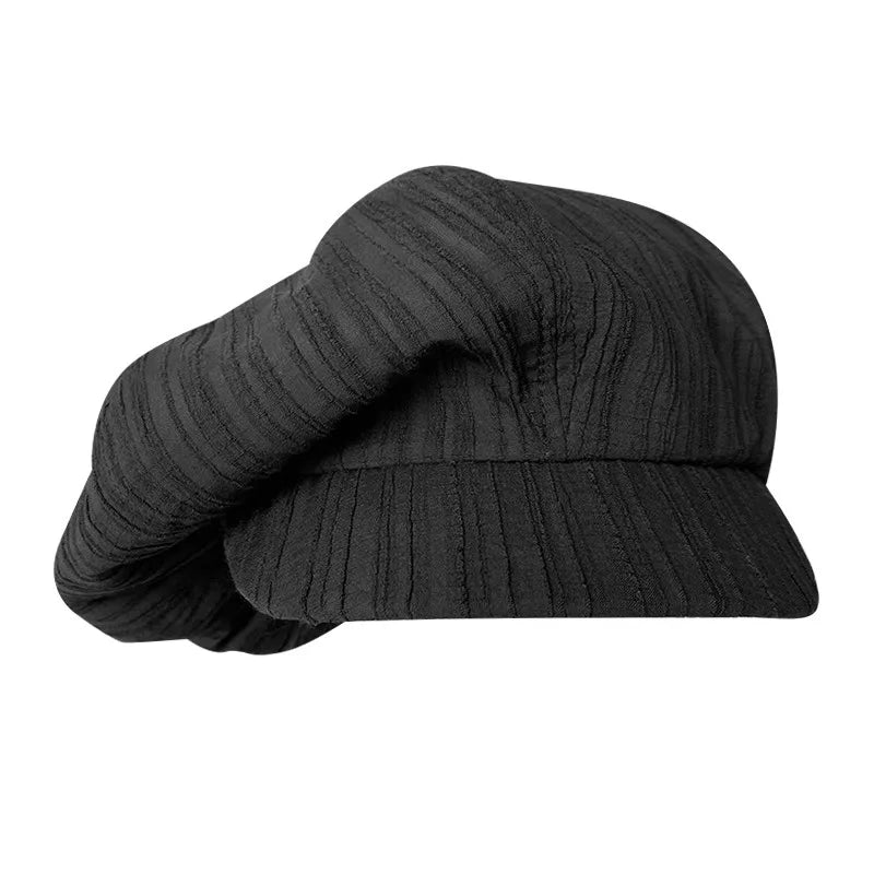 Daladier Linen Beret Newsboy Cap
