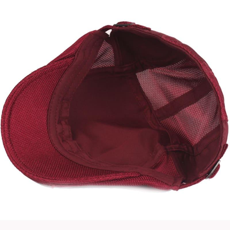 Dale Vintage Striped Flat Cap