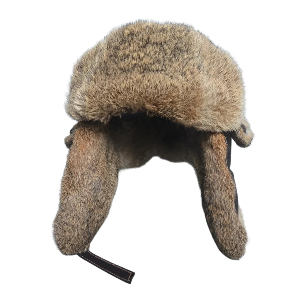 Dallas Winter Fur Genuine Leather Trapper Bomber Hat