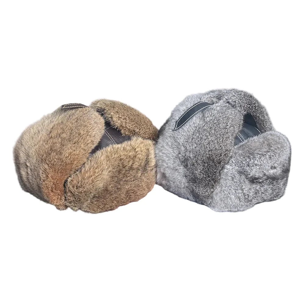 Dallas Winter Fur Genuine Leather Trapper Bomber Hat