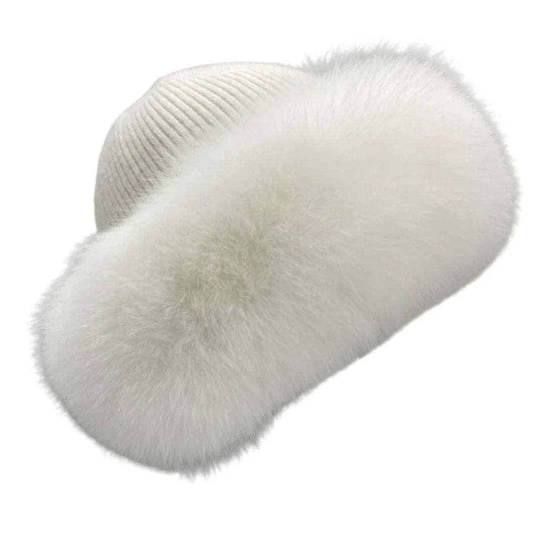 Dampierre Winter Woman Natural Fox Fur Russian Hat