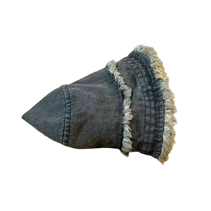 Dayton Tassle Brim Denim Bucket Hat