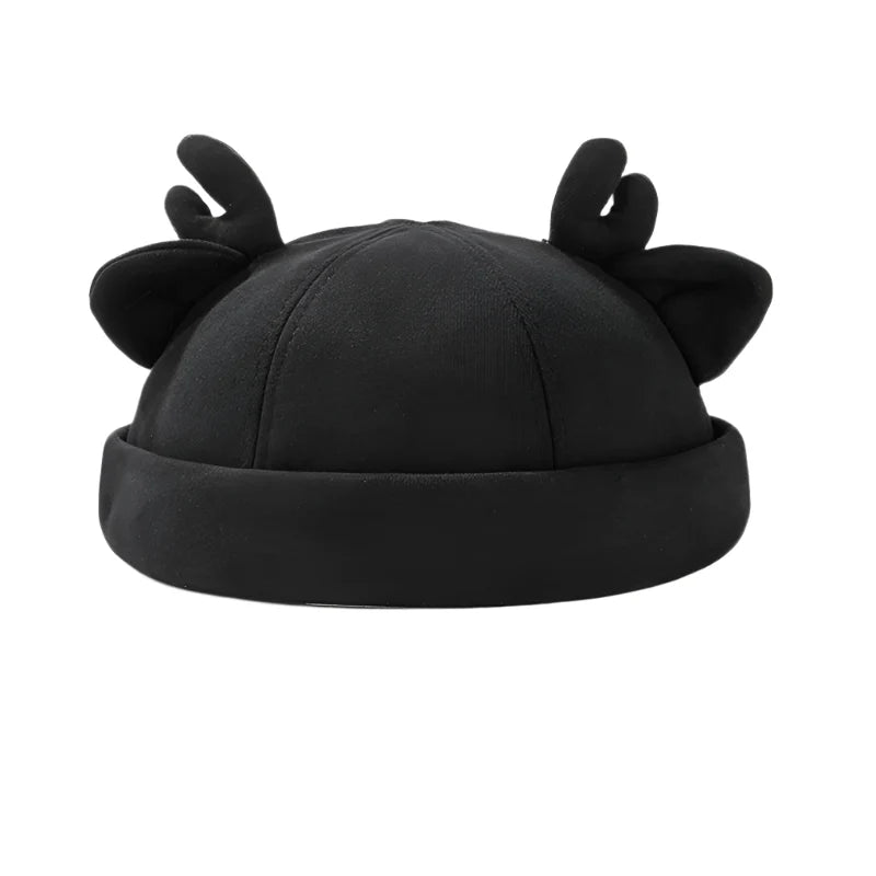 Deer Horns Cotton Docker Cap