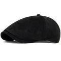 Delacroix Retro Suede Newsboy Cap