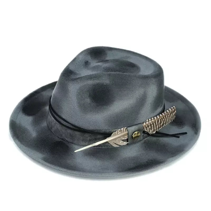 Denver Retro Handmade Burned Fedora Hat
