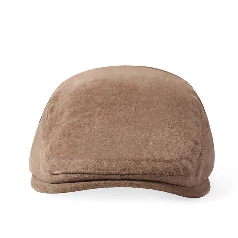 Depardieu Suede Flat Cap
