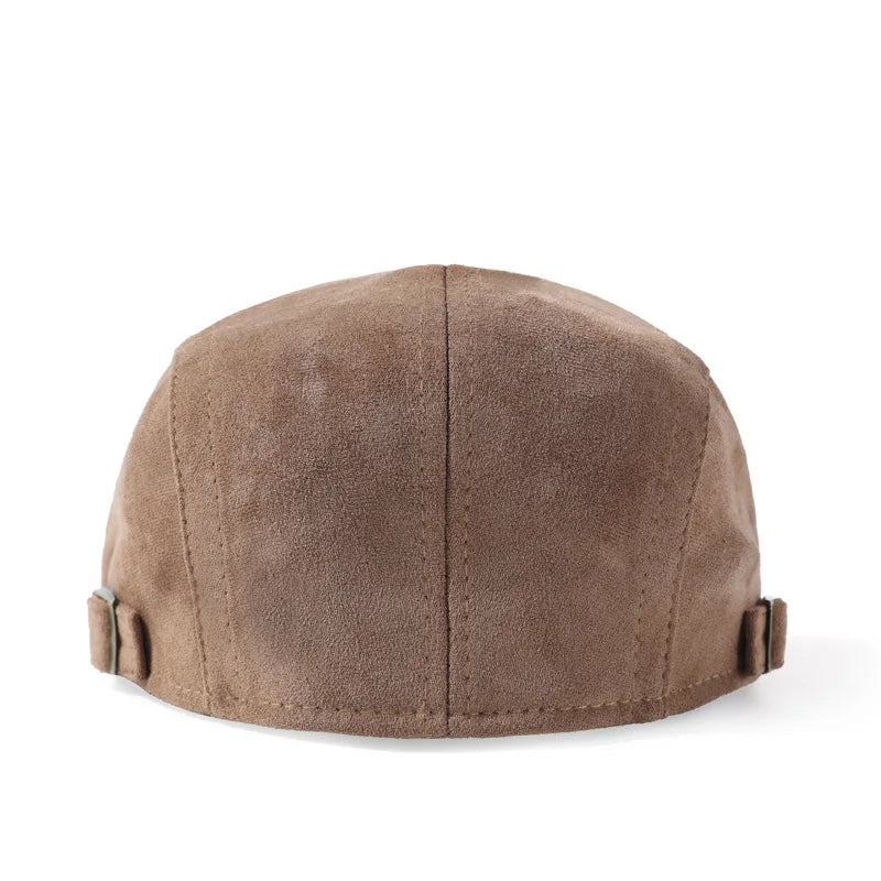 Depardieu Suede Flat Cap