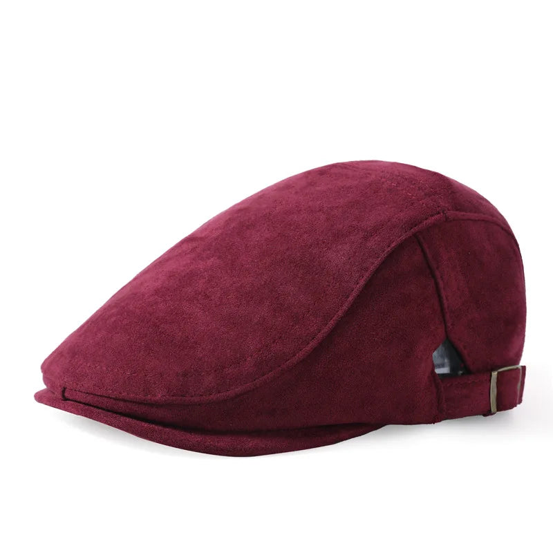 Depardieu Suede Flat Cap