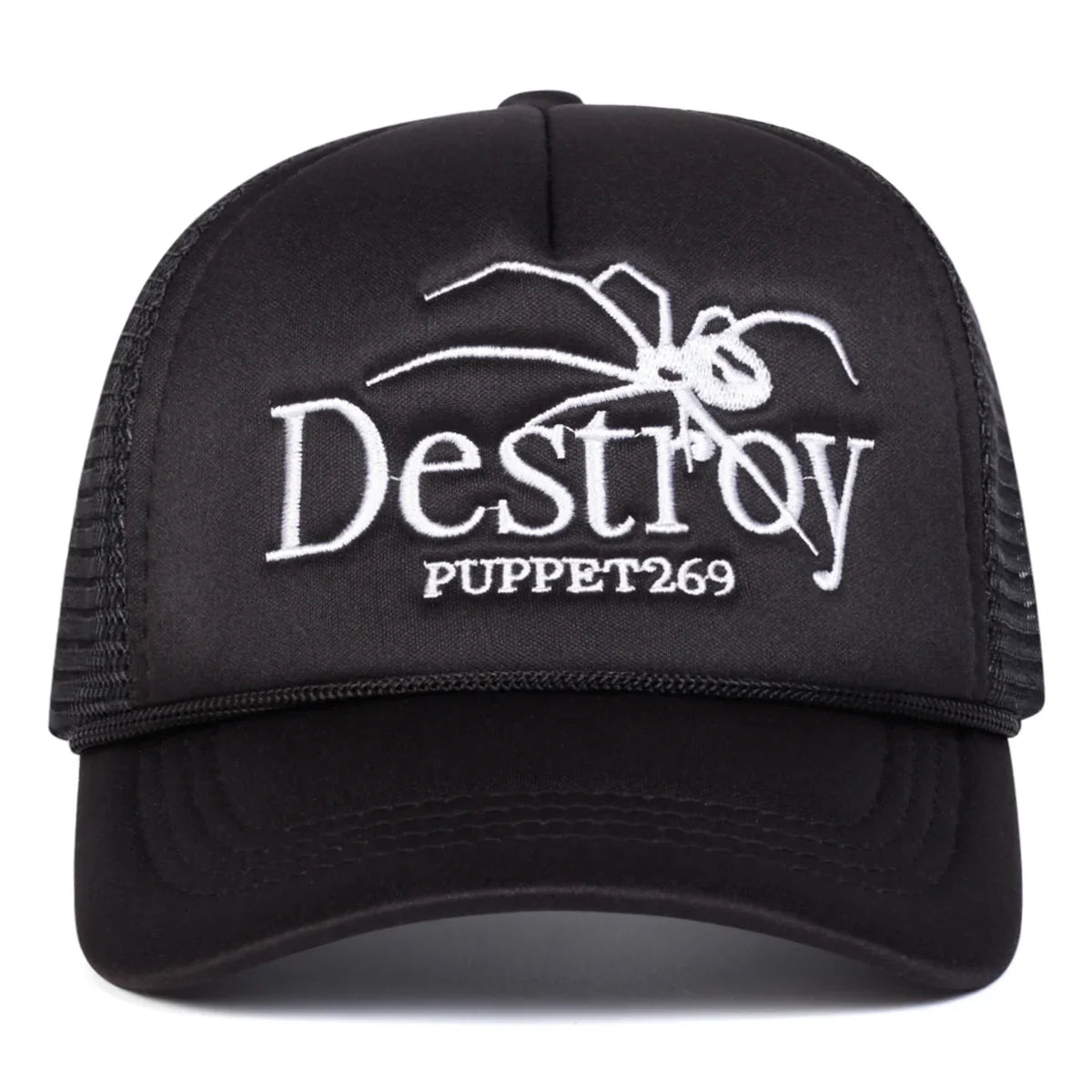 Destroy Spider Puppet 269 Trucker Cap