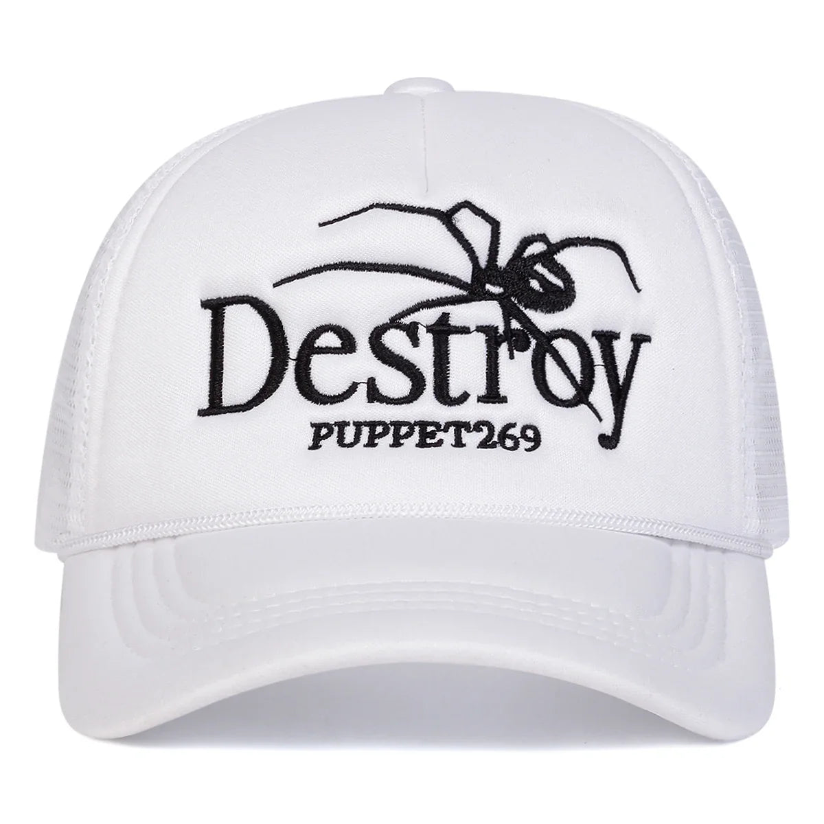 Destroy Spider Puppet 269 Trucker Cap