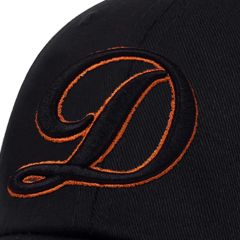 Detroit Bulldog Black Baseball Cap