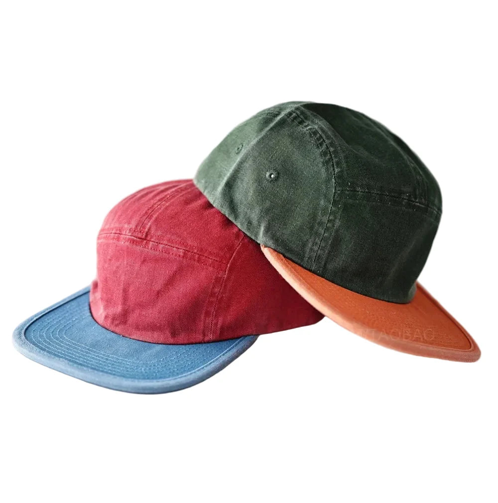 Detroit Washed Cotton 5-Panels Cap