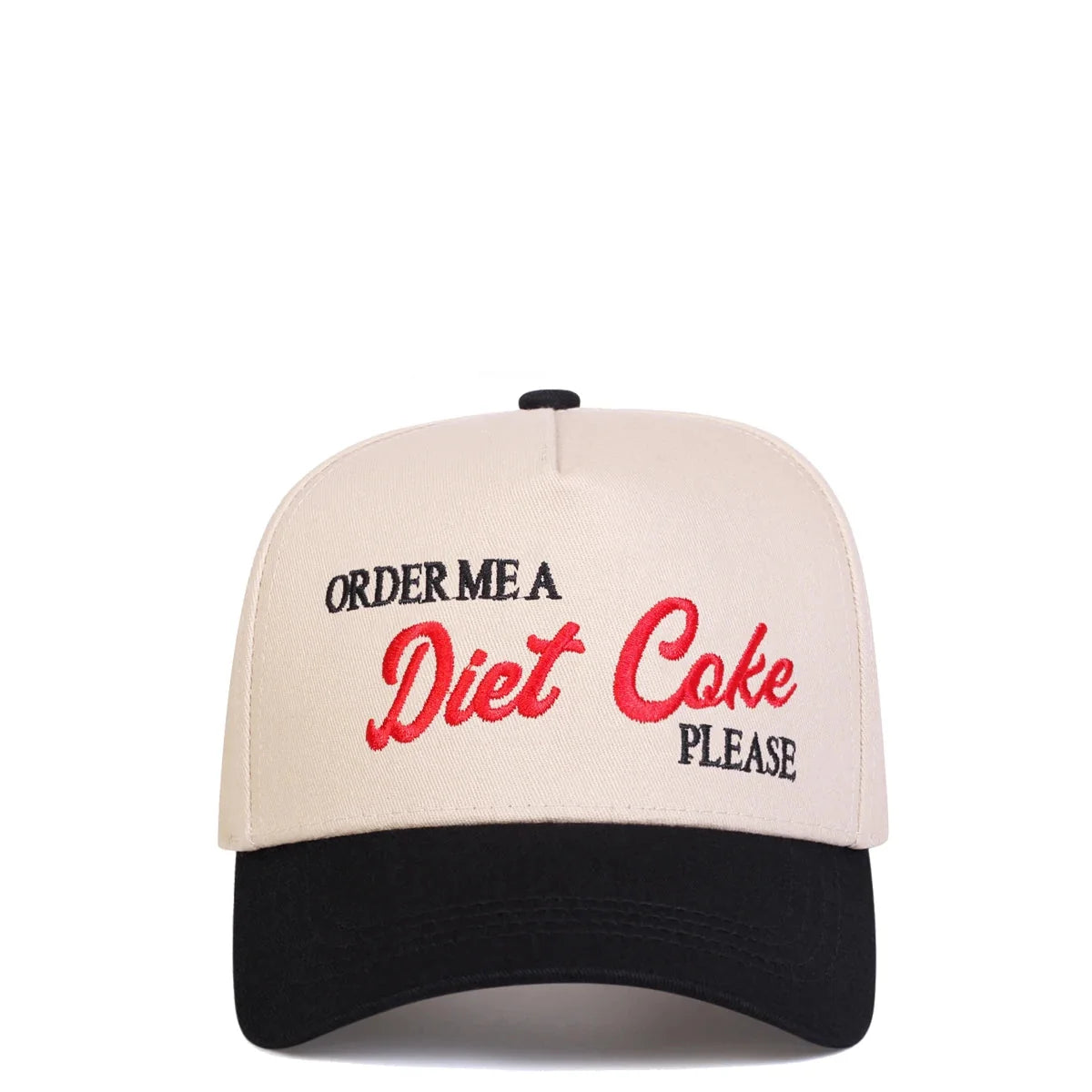 Diet Coke Please White Cotton Baseball Cap