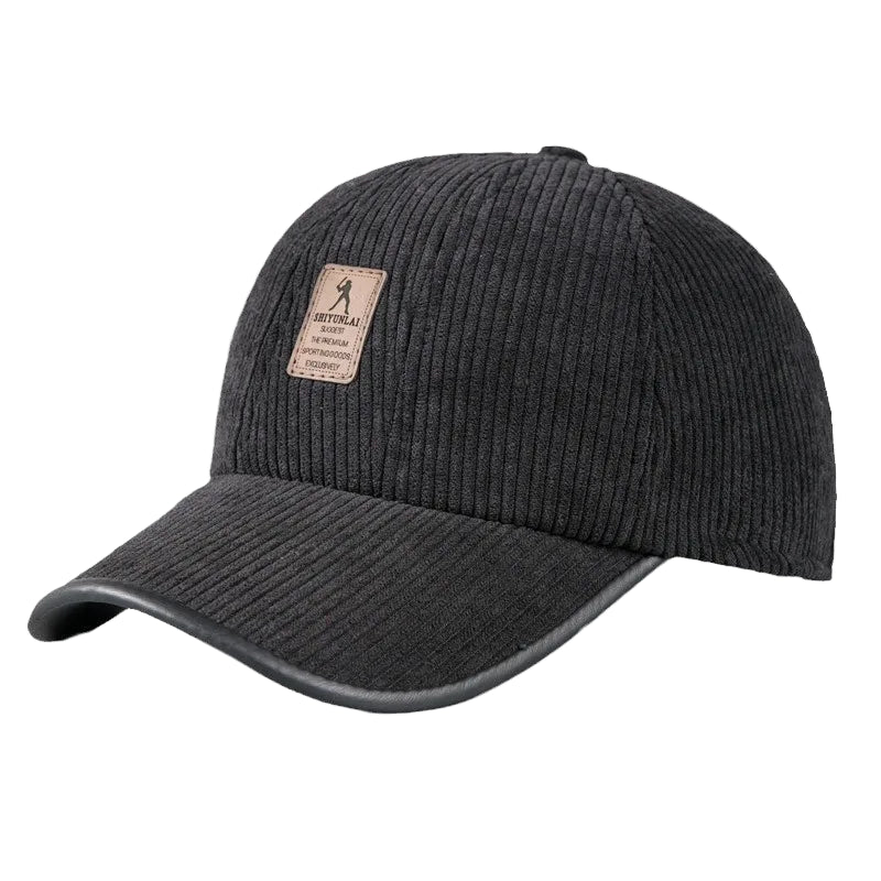 Golf Winter Earflaps Corduroy Baseball Cap
