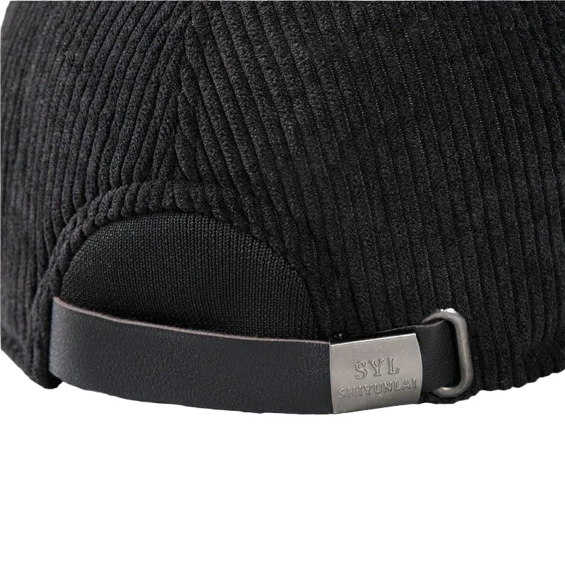 Golf Winter Earflaps Corduroy Baseball Cap