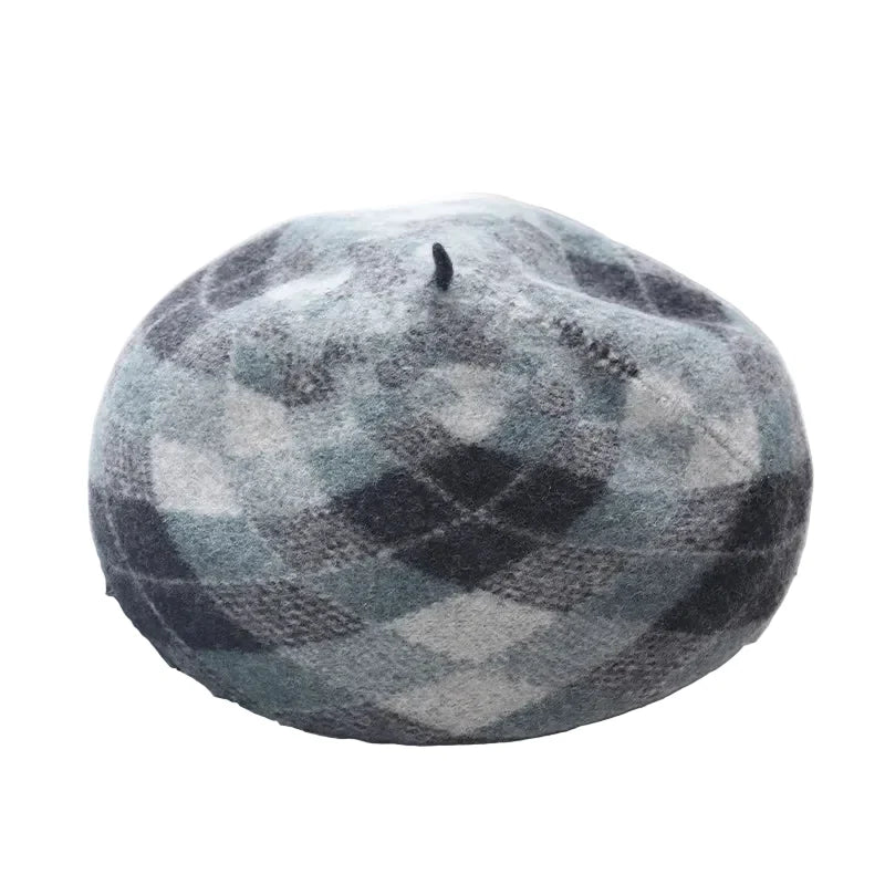 Dordogne Women Rhombuses Wool Beret