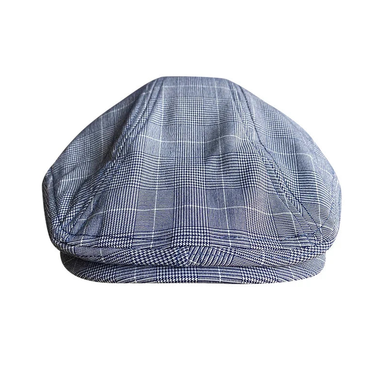 Dormund Tartan Cotton Flat Cap