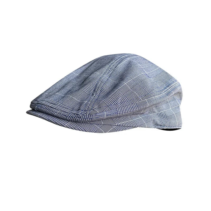 Dormund Tartan Cotton Flat Cap