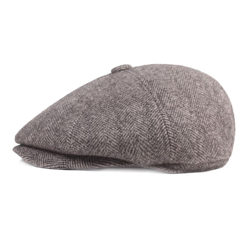 Dover Herringbone Earflaps Newsboy Cap