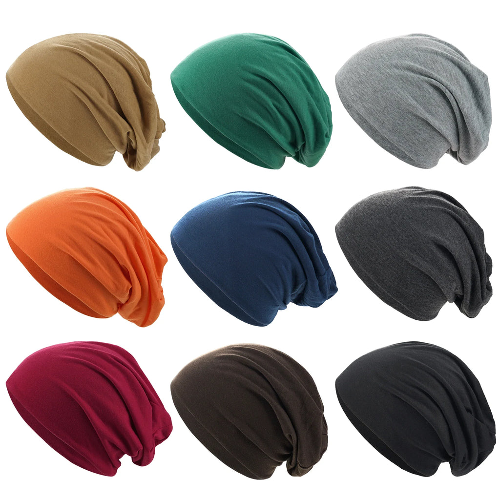 Downtown Slouchy Cotton Beanie