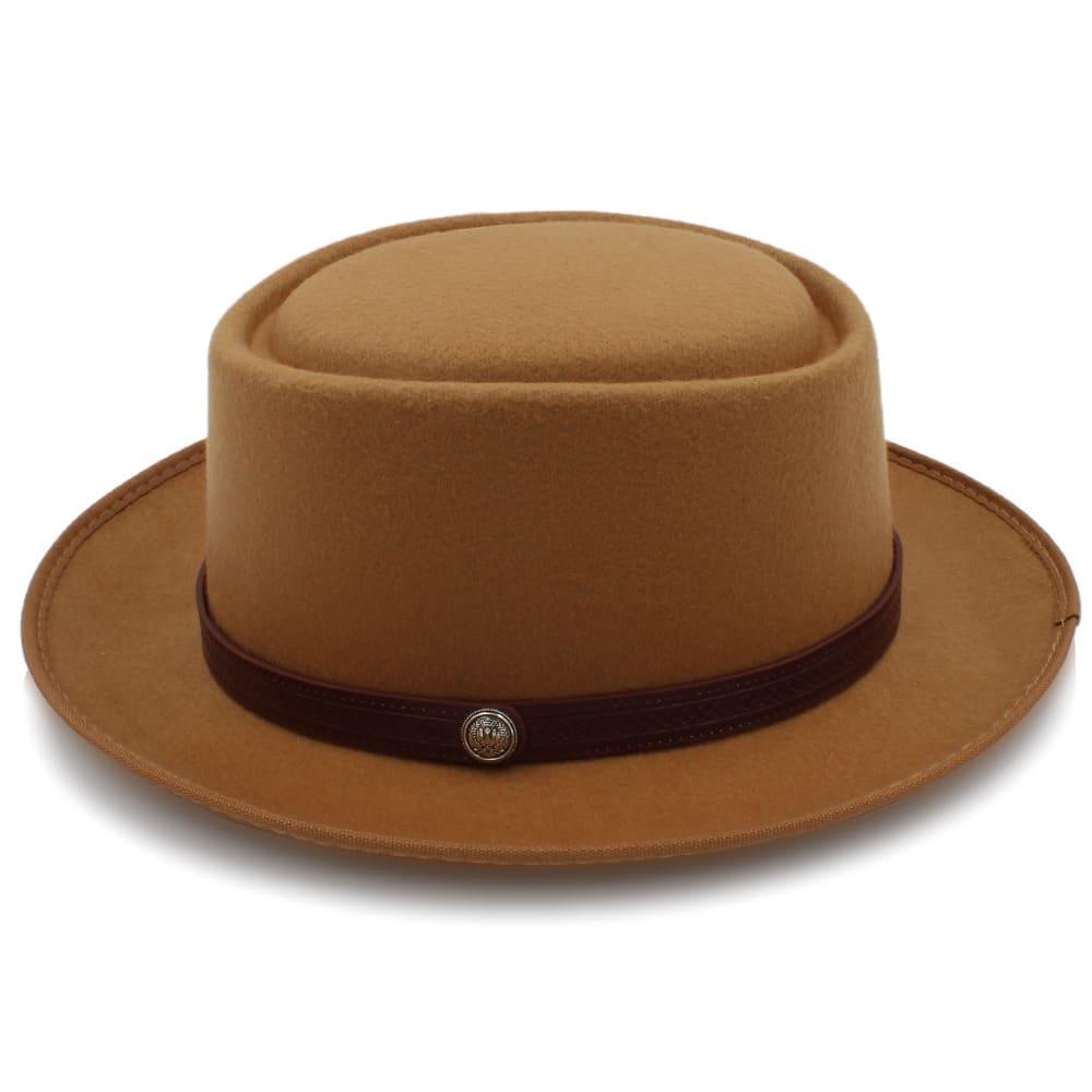 Doyle Plain Wool Porkpie Hat