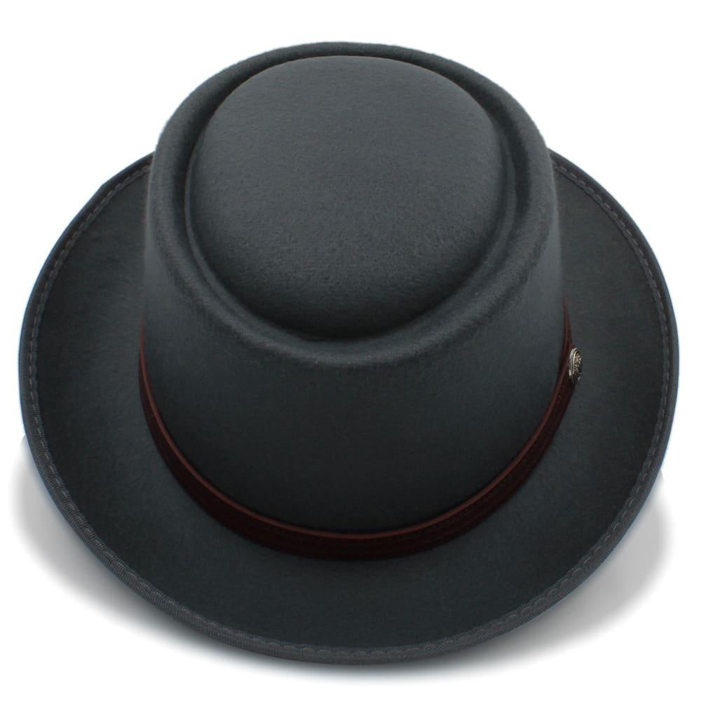 Doyle Plain Wool Porkpie Hat