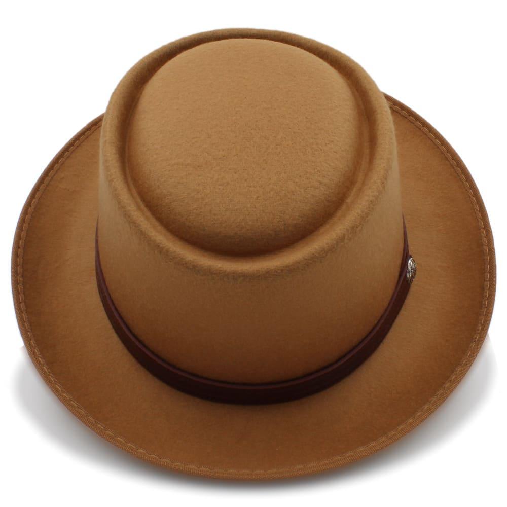 Doyle Plain Wool Porkpie Hat