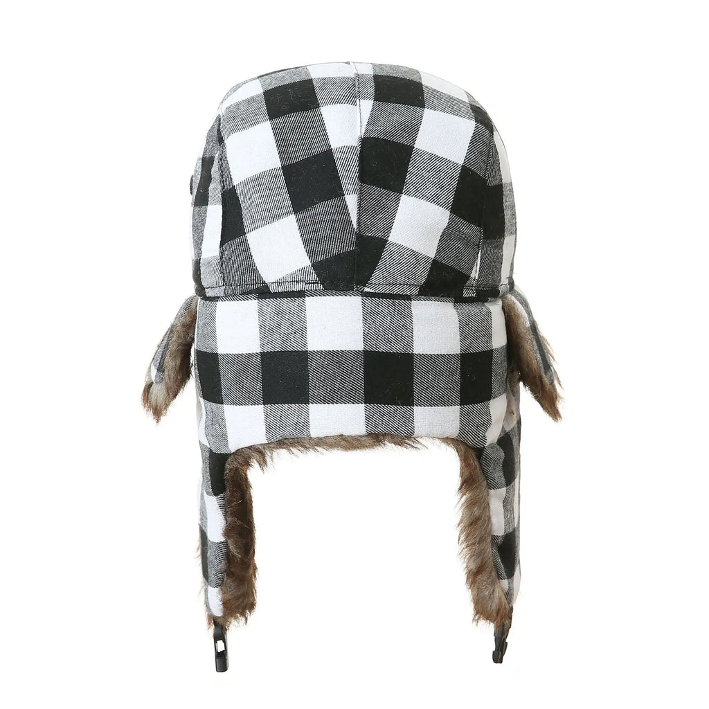 Drammen Winter Plaid Trapper Bomber Hat