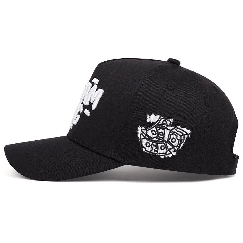 Dream Big Adjustable Black Baseball Cap