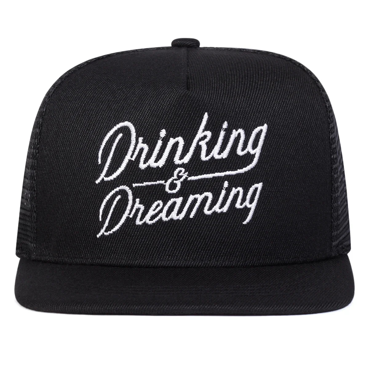 Drinking & Dreaming Trucker Snapback Cap