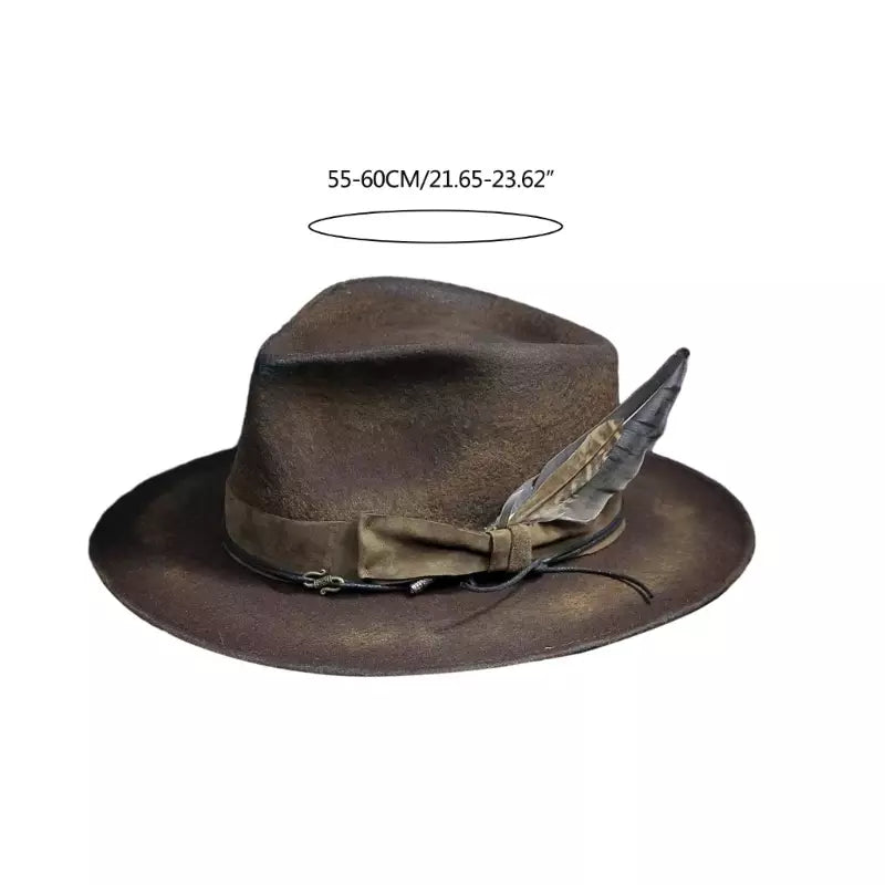 Duadet Feathers Trilby Hat