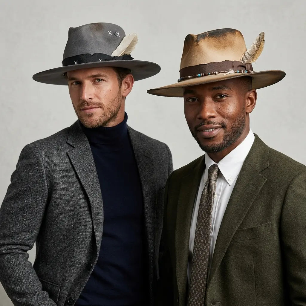 Duadet Feathers Trilby Hat
