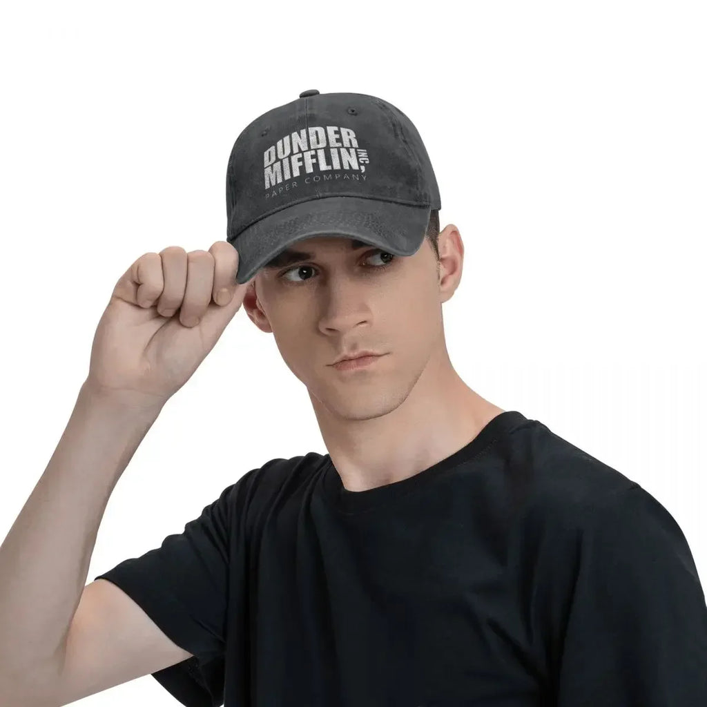 Dunder Mifflin Denim Baseball Cap