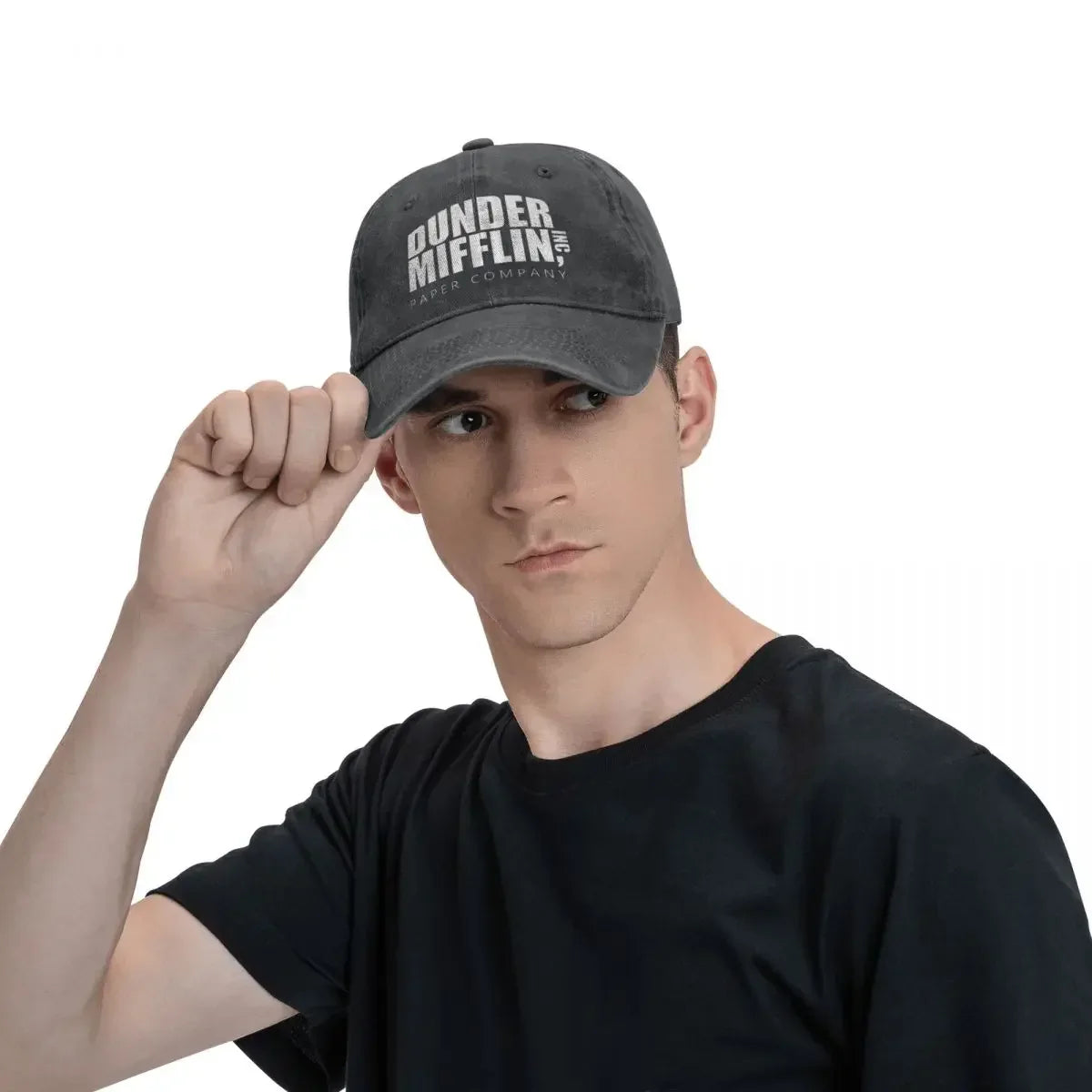 Dunder Mifflin Denim Baseball Cap