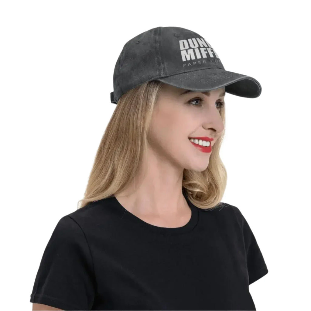 Dunder Mifflin Denim Baseball Cap
