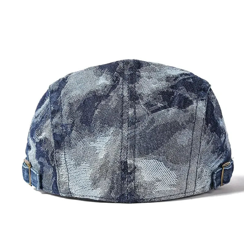 Dunes Painting Retro Cotton Duckbill Flat Cap